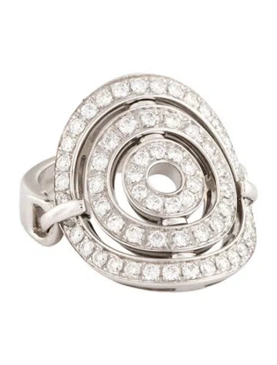 Pre-owned Bvlgari 18k Diamond Astrale Cocktail Ring In Multi