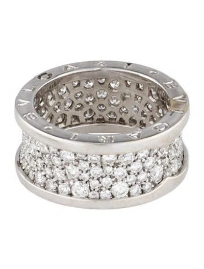 Pre-owned Bvlgari 18k Diamond B.zero1 Ring In Multi
