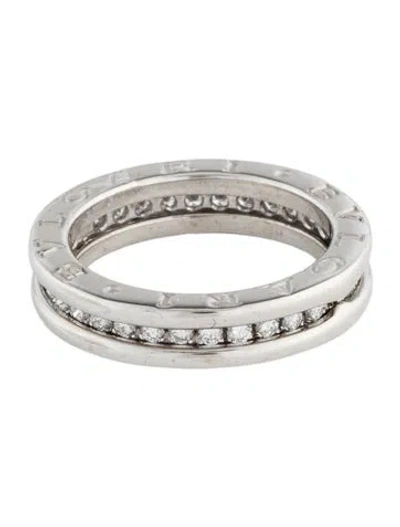 Pre-owned Bvlgari 18k Diamond B.zero1 Ring In Multi