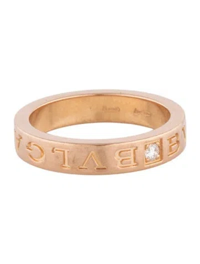 Pre-owned Bvlgari 18k Diamond B.zero1 Ring In Multicolor