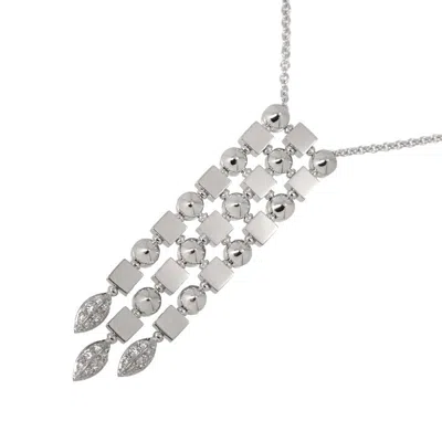 Pre-owned Bvlgari (18k) Necklace () In White