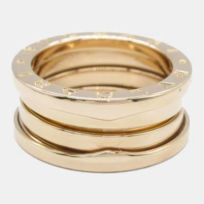 Pre-owned Bvlgari 18k Rose Gold B-zero 1 Ring Eu 51