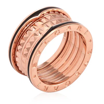 Bvlgari 18k Rose Gold B.zero1 Rock Four-band Ring