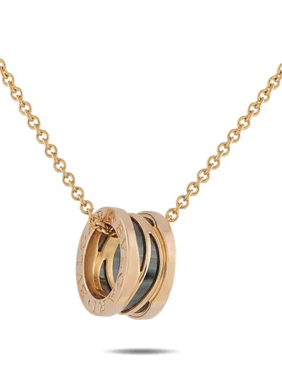 Pre-owned Bvlgari 18k Rose Gold Legend Necklace