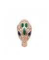 Bvlgari 18k Rose Gold Ring In Yellow