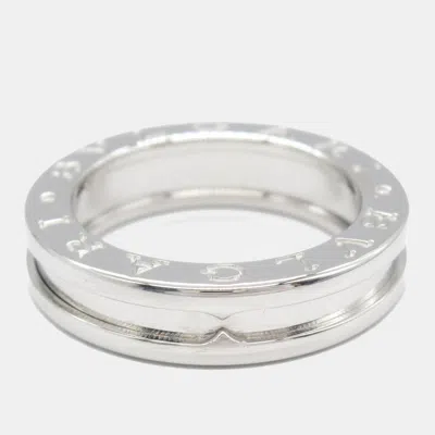 Pre-owned Bvlgari 18k White Gold B-zero 1 Ring Eu 49
