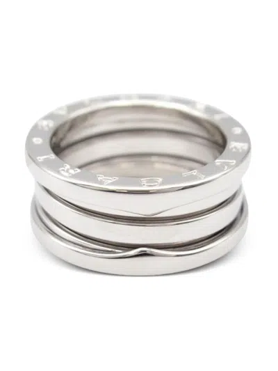 Pre-owned Bvlgari 18k White Gold B-zero Ring