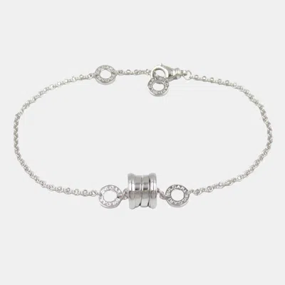 Pre-owned Bvlgari 18k White Gold B-zero1 Bracelet