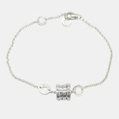 Pre-owned Bvlgari 18k White Gold B-zero1 Bracelet