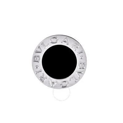 Bvlgari 18k White Gold Onyx Single Stud Earring