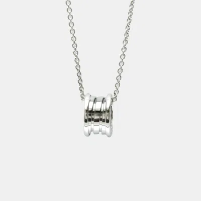 Pre-owned Bvlgari 18k White Gold Pendant Necklace