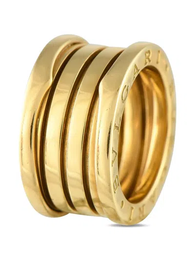 Pre-owned Bvlgari 18k Yellow Gold B-zero Spiral Ring