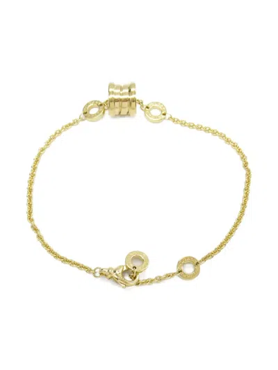 Pre-owned Bvlgari 18k Yellow Gold B-zero1 Bracelet