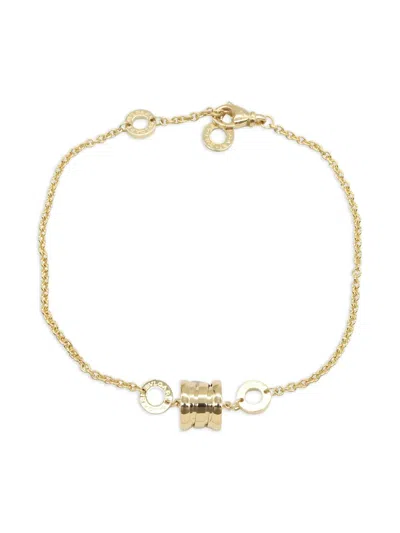 Pre-owned Bvlgari 18k Yellow Gold B-zero1 Bracelet