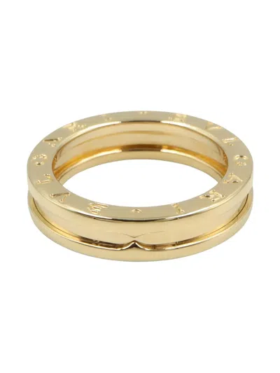 Pre-owned Bvlgari 18k Yellow Gold B-zero1 Ring
