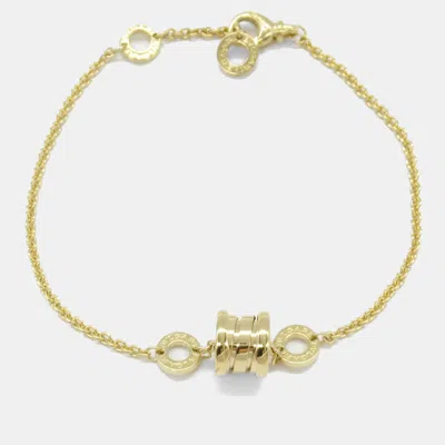 Pre-owned Bvlgari 18k Yellow Gold B.zero1 Bracelet
