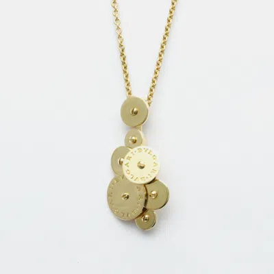 Pre-owned Bvlgari 18k Yellow Gold Cicladi Pendant Necklace