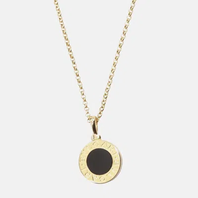 Pre-owned Bvlgari 18k Yellow Gold Pendant Necklace