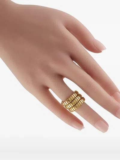 Pre-owned Bvlgari 18k Yellow Gold Ring