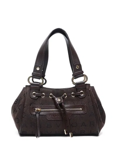 Pre-owned Bvlgari 1990-2010 Logo Mania Handbag