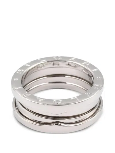 Pre-owned Bvlgari 1990s B-zero1 Ring In Silver