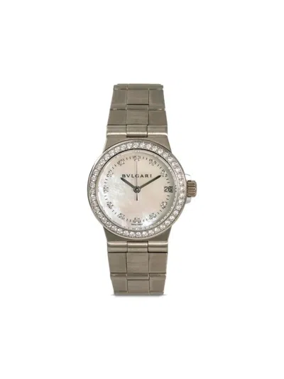 Pre-owned Bvlgari 1999  Diagono 29mm In Neutrals