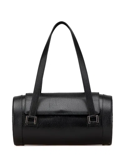 Pre-owned Bvlgari 2000-2024 Leather B.zero1 Handbag In Black