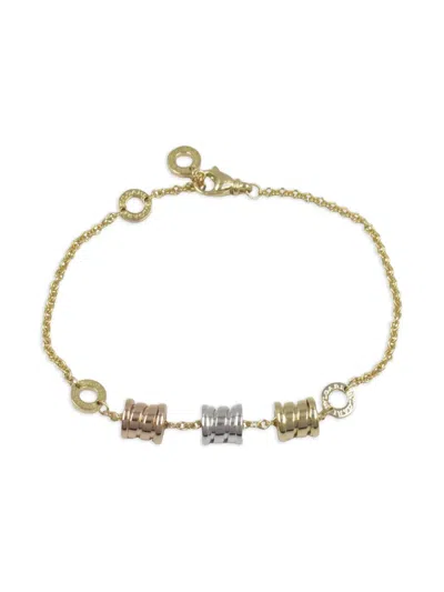 Pre-owned Bvlgari 2010 18kt Yellow Gold B-zero1 Bracelet
