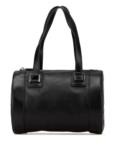 Pre-owned Bvlgari 2010-2024 Leather B Zero 1 Shoulder Bag In 黑色