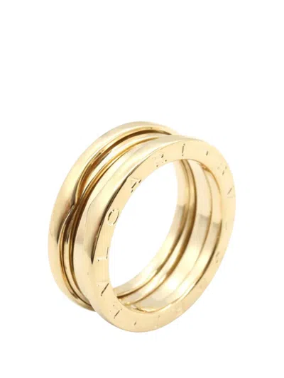 Pre-owned Bvlgari 2010-2025 18k Yellow Gold B.zero1 Three Band Ring