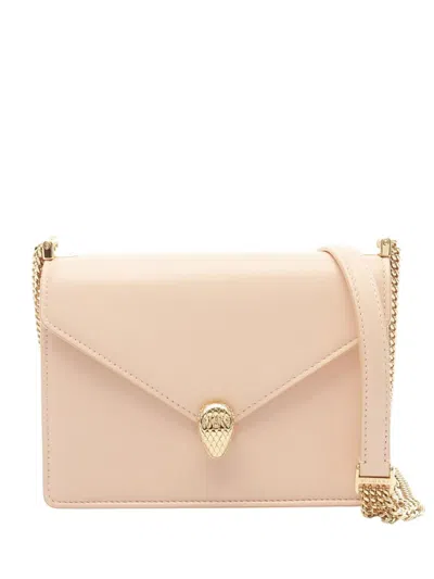 Pre-owned Bvlgari 2010-2025 Leather Serpenti Forever Crossbody Bag In Pink
