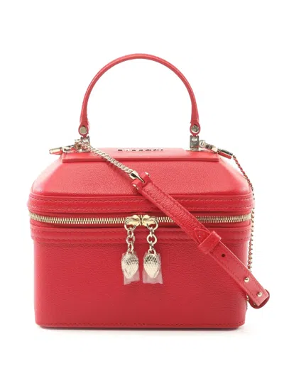 Pre-owned Bvlgari 2010-2025 Leather Serpenti Forever Vanity Bag Satchel
