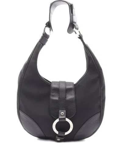 Pre-owned Bvlgari 2010 One Shoulder Handbag In Black