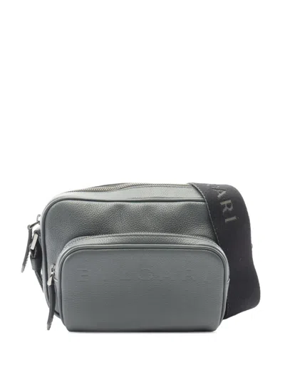 Pre-owned Bvlgari 2010-2026 Leather Crossbody Bag In Green