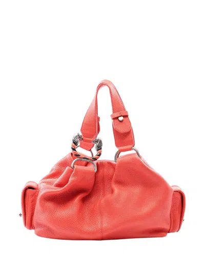 Pre-owned Bvlgari 2010-2026 Leather Leoni Handbag In Orange