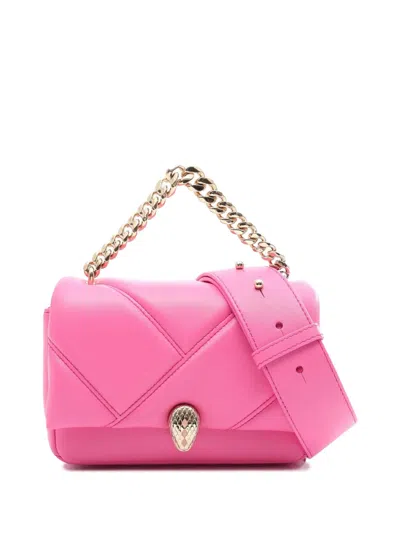 Pre-owned Bvlgari 2010-2026 Mini Leather Serpenti Cabochon Satchel In Pink