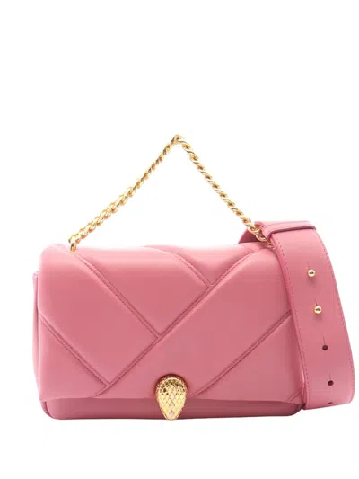 Pre-owned Bvlgari 2010-2026 Small Leather Maxi Serpenti Cabochon Satchel In Pink