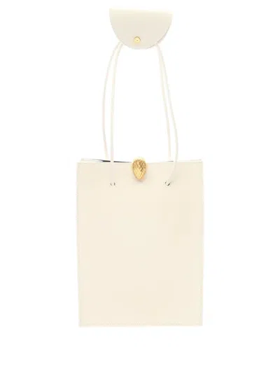 Pre-owned Bvlgari 2010-2026 X Alexander Wang Serpenti Forever Shoulder Bag Tote Bag In White