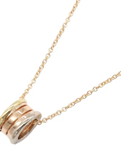 Pre-owned Bvlgari 2010s 18k Gold B-zero1 Perfect Mistake Necklace