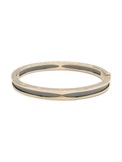 Pre-owned Bvlgari 2010s 18k Rose Gold B.zero1 Bracelet