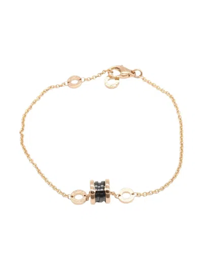 Pre-owned Bvlgari 2010s 18k Rose Gold B.zero1 Bracelet