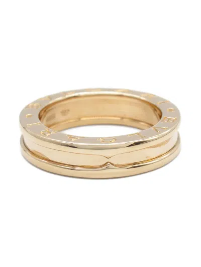 Pre-owned Bvlgari 2010s 18k Rose Gold B.zero1 Ring