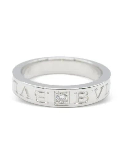Pre-owned Bvlgari 2010s 18k White Gold B.zero1 Diamond Ring