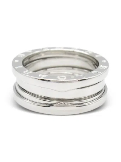 Pre-owned Bvlgari 2010s 18k White Gold B.zero1 Ring
