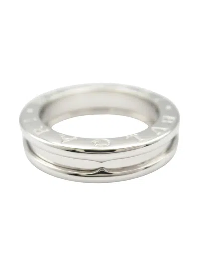 Pre-owned Bvlgari 2010s 18k White Gold B.zero1 Ring