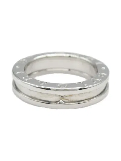 Pre-owned Bvlgari 2010s 18k White Gold B.zero1 Ring