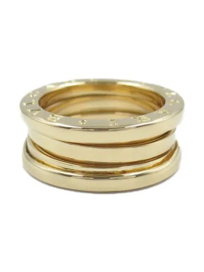Pre-owned Bvlgari 2010s 18k Yellow Gold B.zero 1 Ring