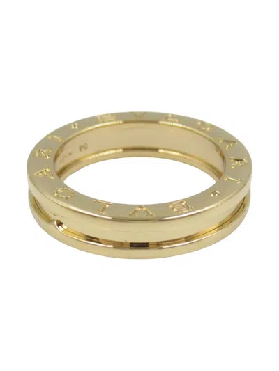 Pre-owned Bvlgari 2010s 18k Yellow Gold B.zero1 Ring