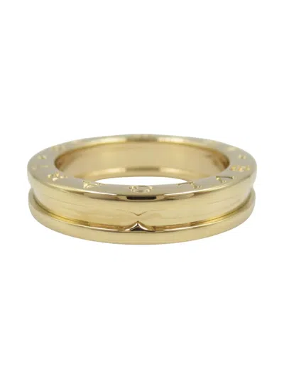 Pre-owned Bvlgari 2010s 18k Yellow Gold B.zero1 Ring