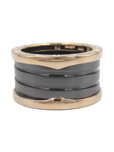 Pre-owned Bvlgari 2010s 18kt Rose Gold B.zero1 Ring
